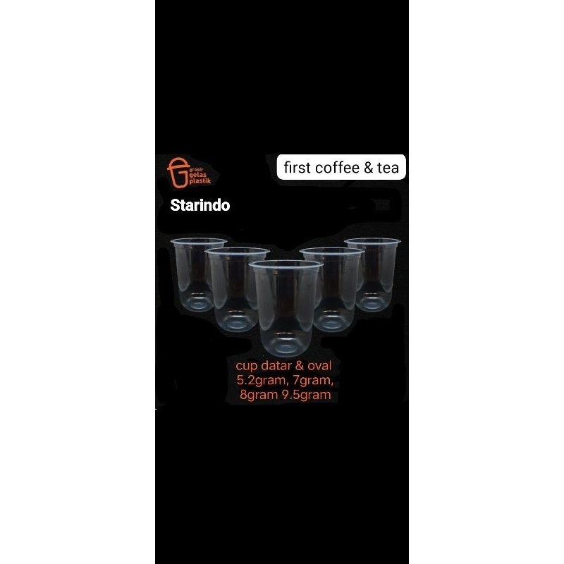 Cup Gelas Oval merk STARINDO