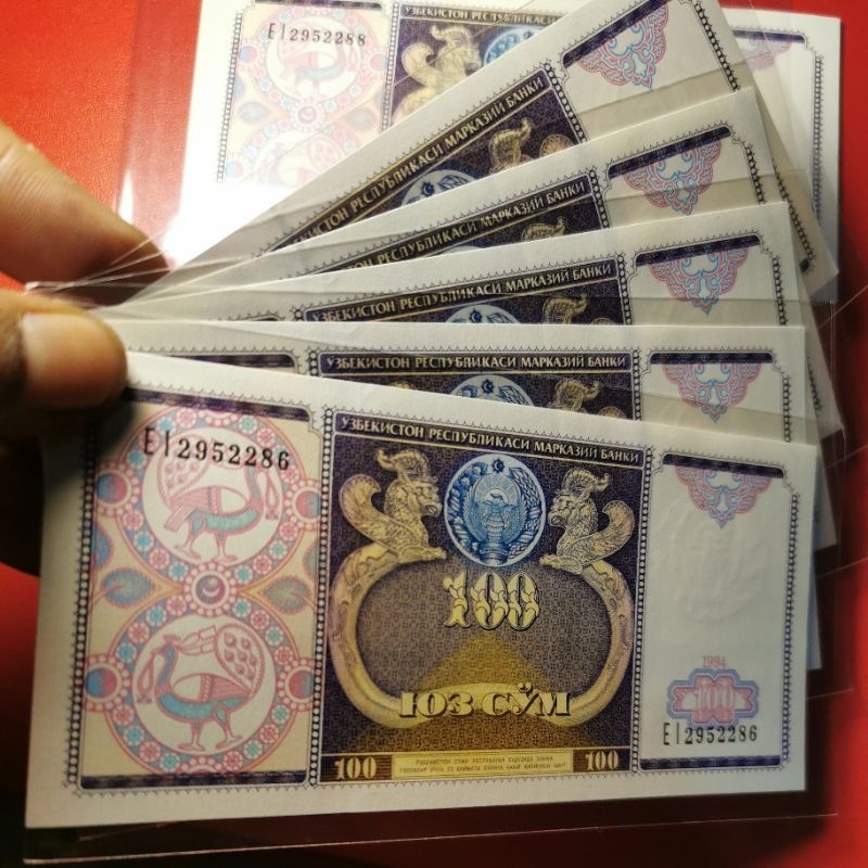 100 rubel 1994 Rusia lama asli sesuai foto