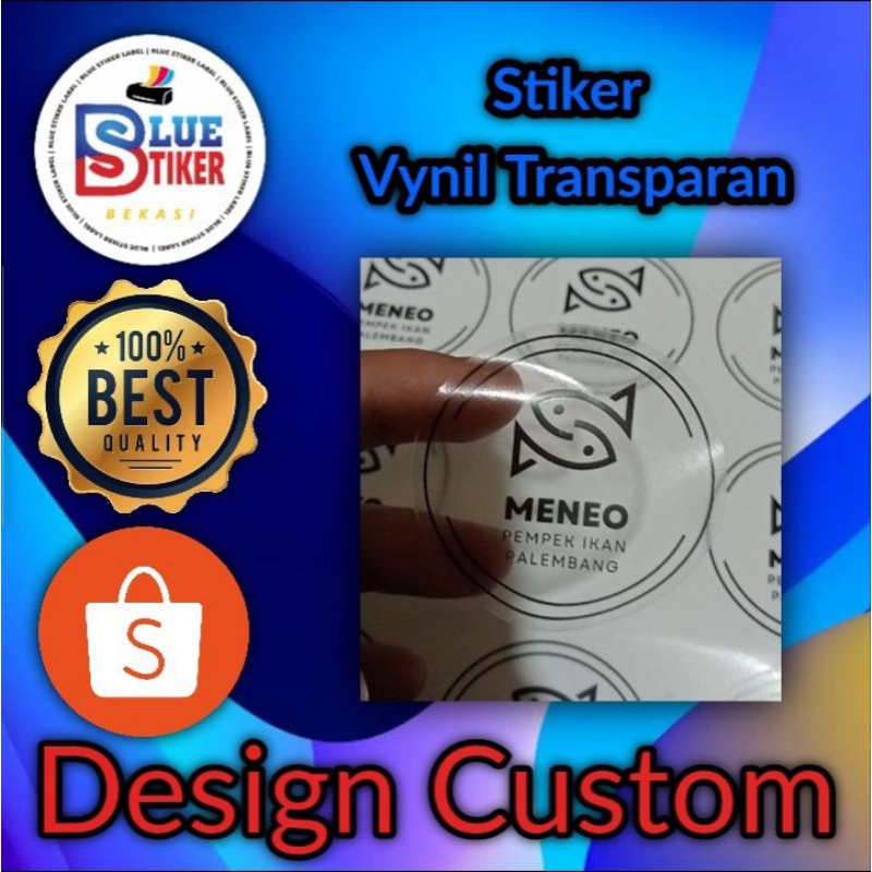 

CETAK STIKER TRANSPARAN / LABEL TRANSPARAN / STIKER LABEL / STIKER CUSTOM ( 1 HARI )