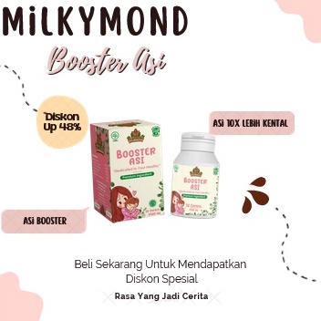 Re4dy Asi Booster Milkymond Habbatussauda | Soya | Kelor | Katuk | Fenugreek Ibu Hamil & Menyusui [2
