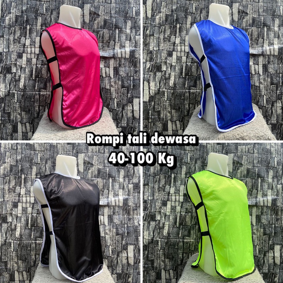 Ready Stok Rompi karet latihan futsal polos  Rompi karet latihan bola polos ➹→❆❂