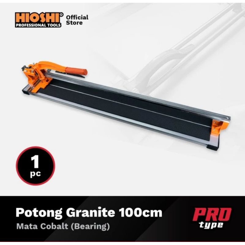 Alat Potong Granite/ Keramik 100CM/ 1 Meter (Bearing Cobalt) Hioshi