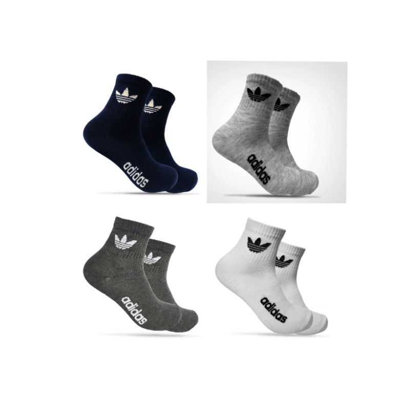 adidas sock kaos kaki pendek pria wanita