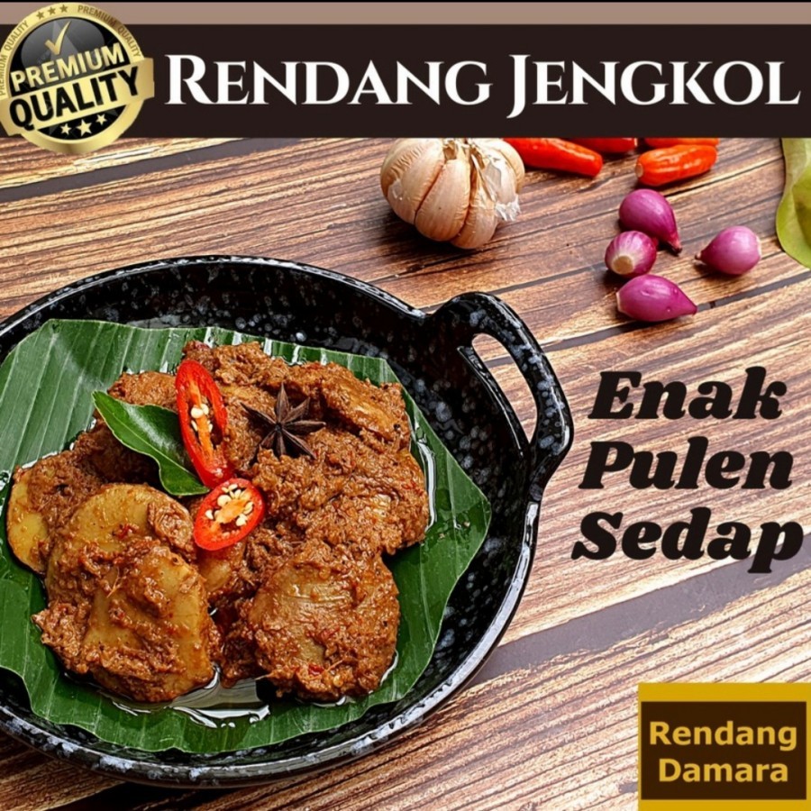 

Rendang Jengkol Enak Empuk Pulen Sedap Rendang Damara Pedas Sedang ORIGINAL HALAL VIRALL