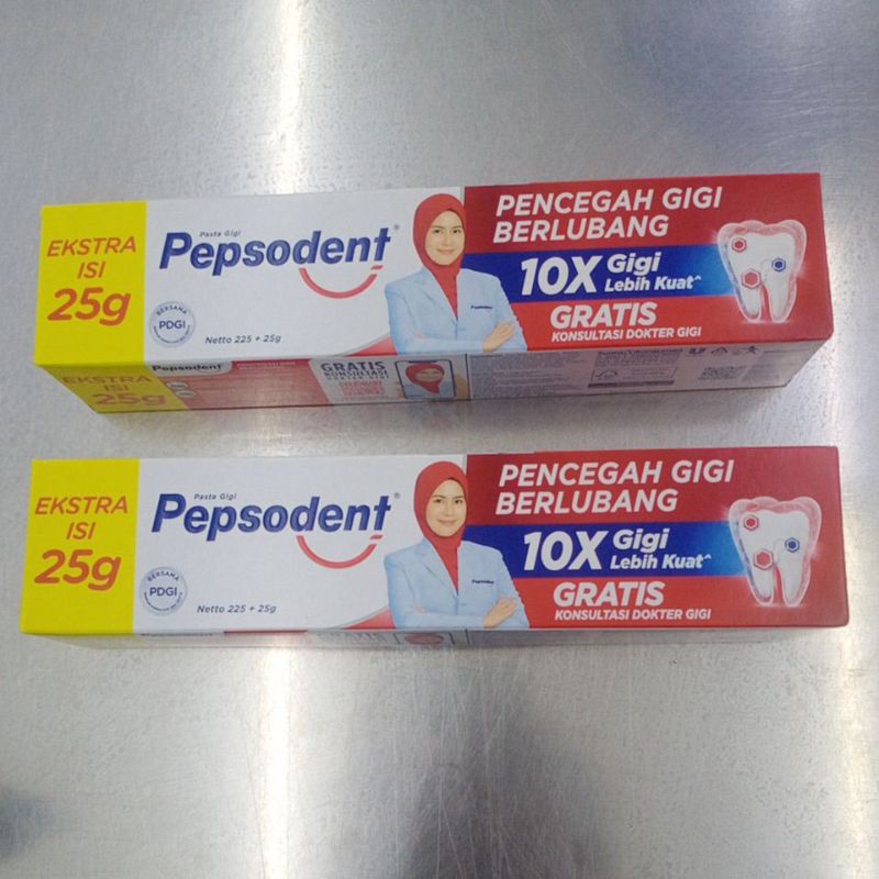 Pepsodent pasta gigi 225+25 G