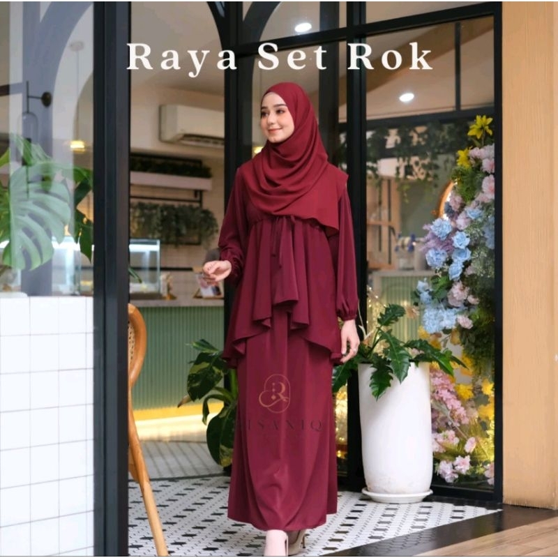 Raya Set Rok-Dress Set Rok Ala Malaysia