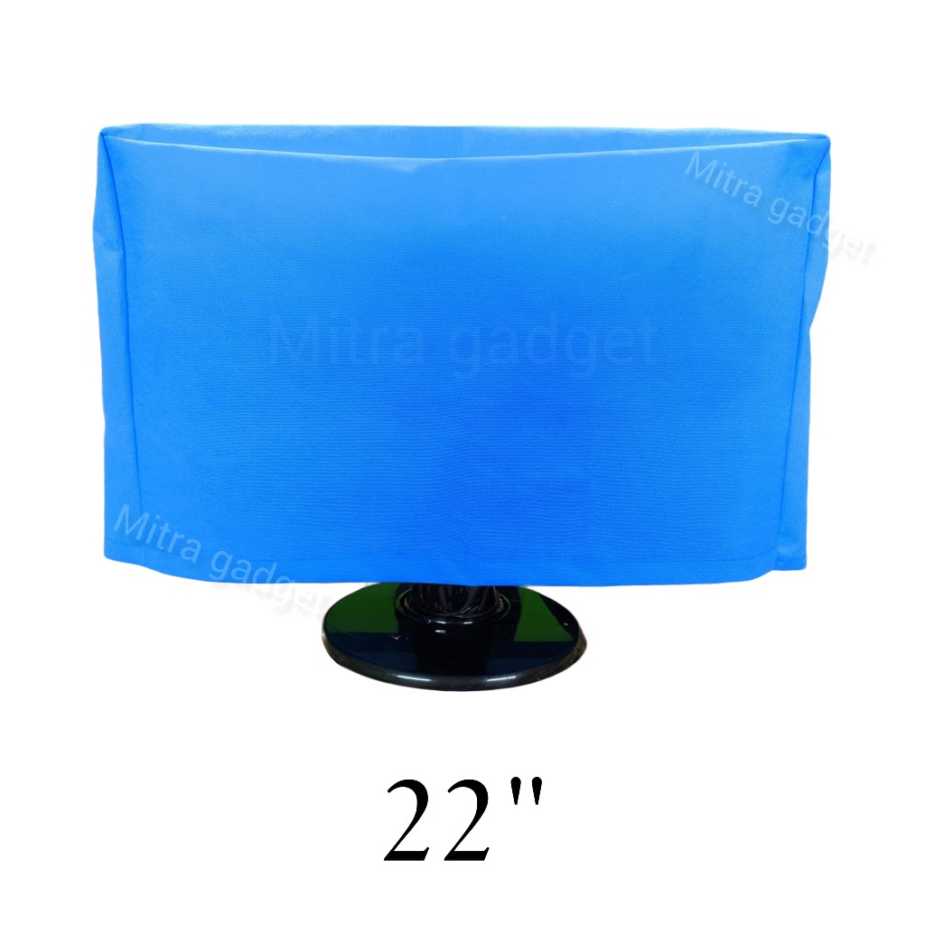 Cover Monitor LCD 22" Sarung Komputer Kain Penutup TV 22 inch