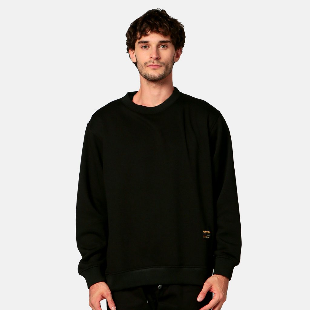 Guten Inc - Sweater Crewneck Basic Black Holic