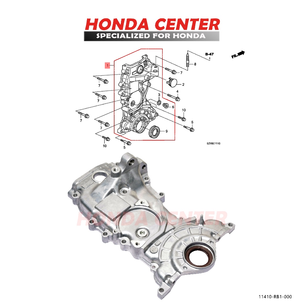 Cover Case Assy Chain Rantai Timing Jazz S Rs Ge8 2008 2009 2010 2011 2012 2013 2014 City Gm2 2009 2