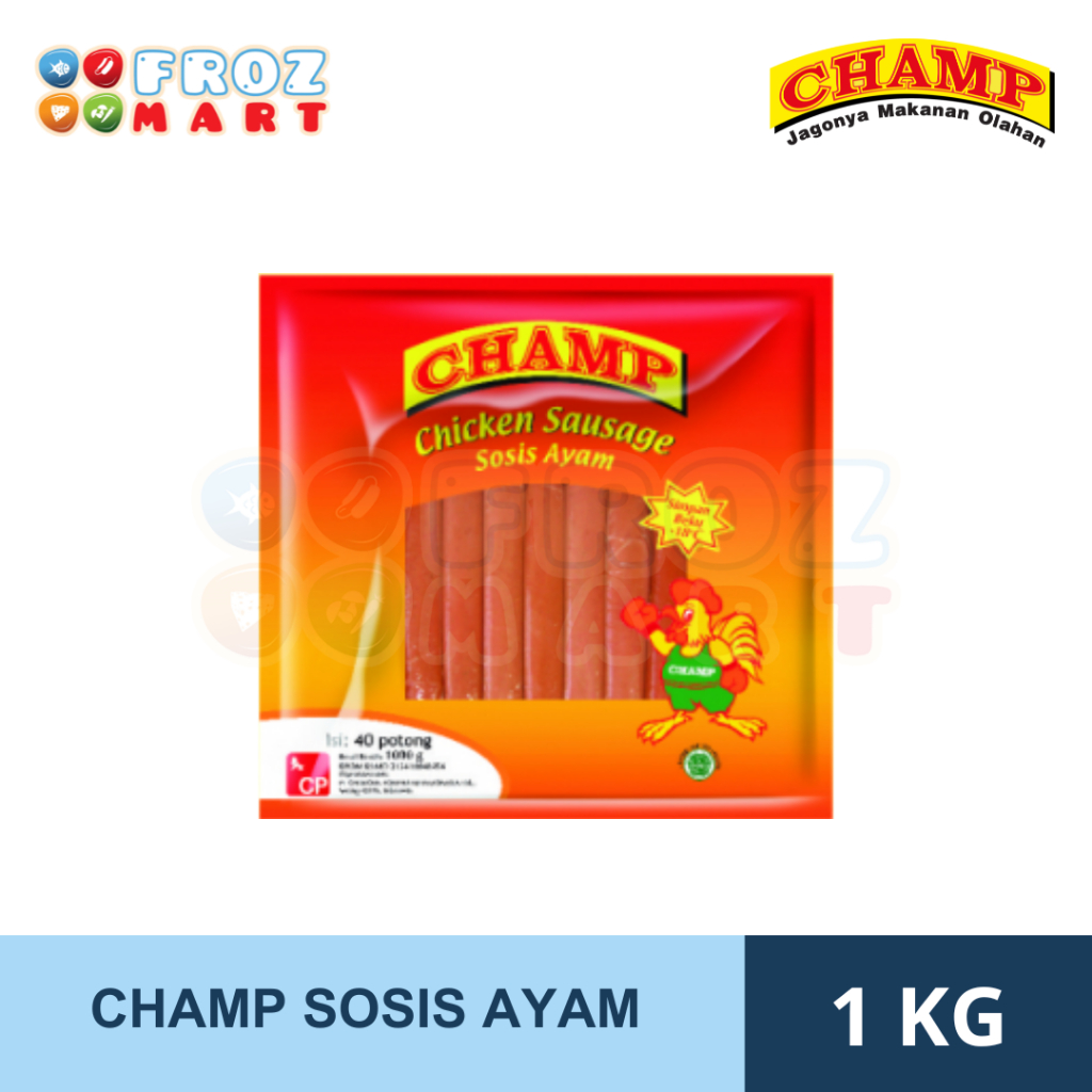 

Champ Chicken Sausage 1kg / Sosis Ayam 1kg / Champ 1kg