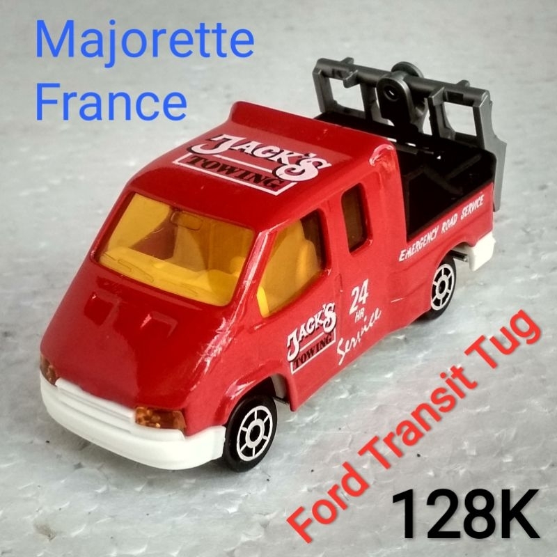 Diecast Vintage Majorette France Ford Transit Tug