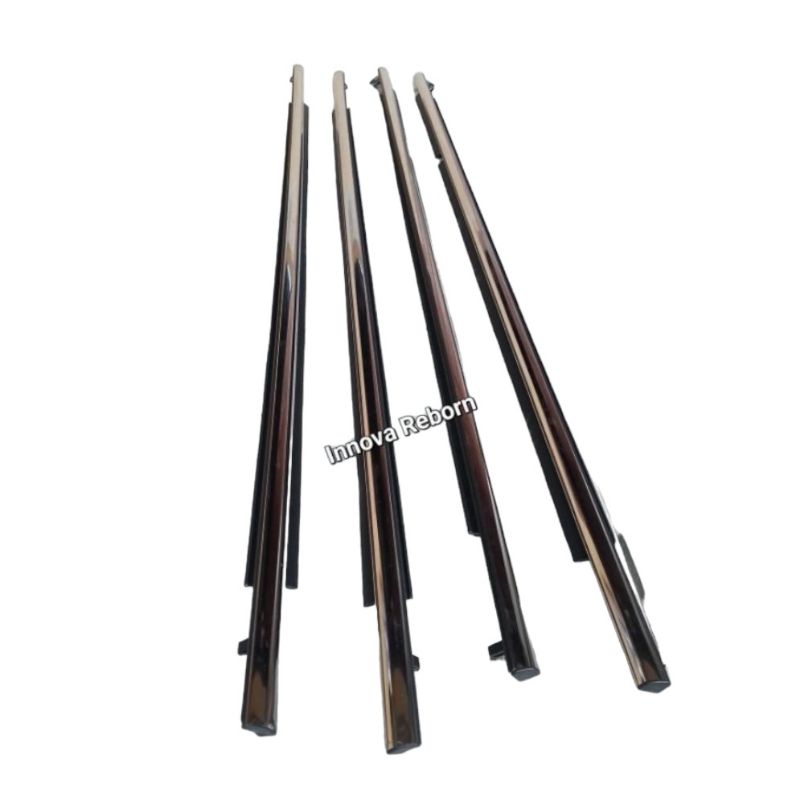 1 Set Pelipit Kaca Luar Innova Reborn List Kaca Innova Reborn Chrome 2016 Keatas