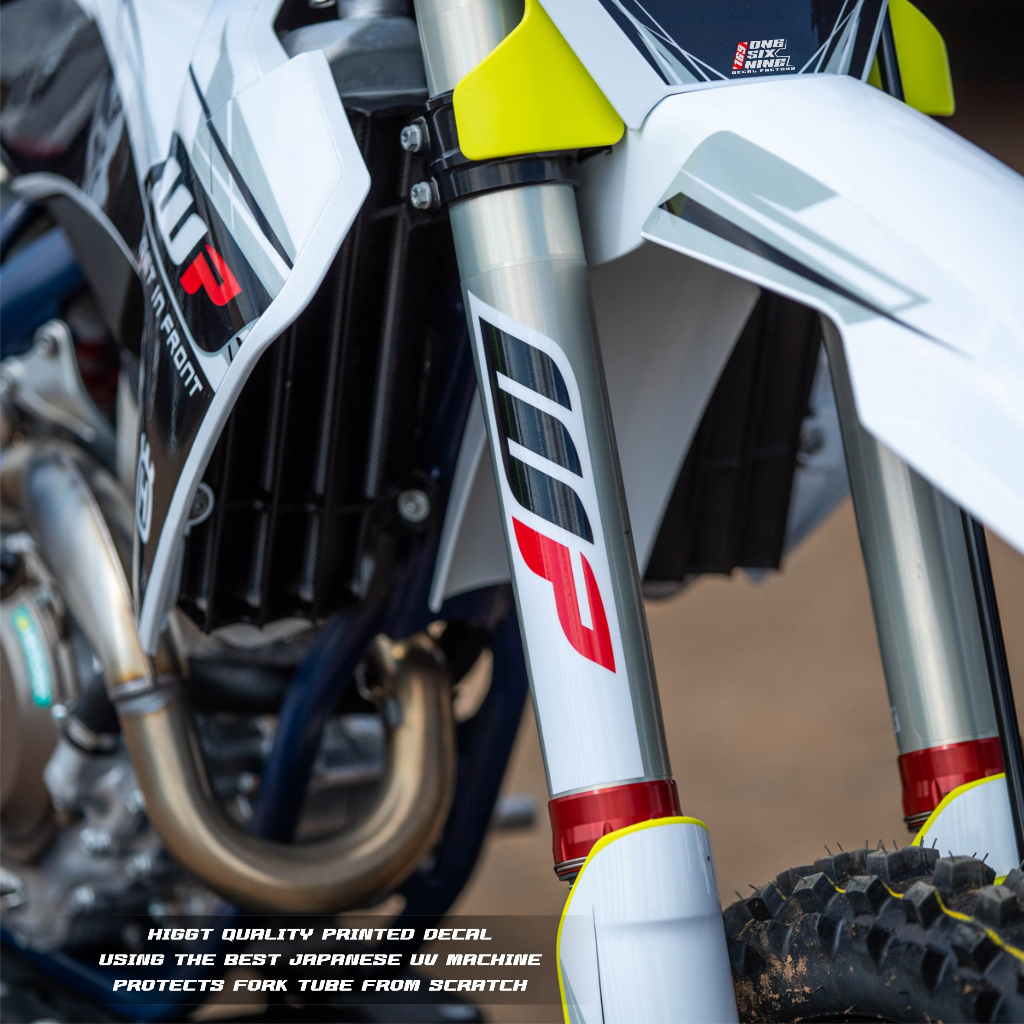 Upper Fork Decal Sticker USD WP Transparan Clear Shock Crf,Wr,Klx,Ktm