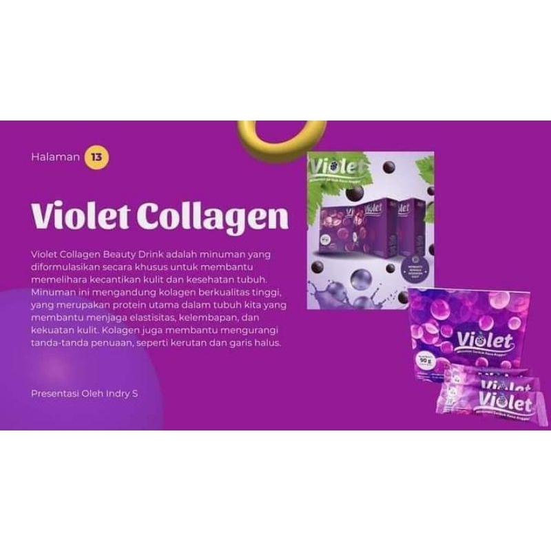 colagen drink Violet