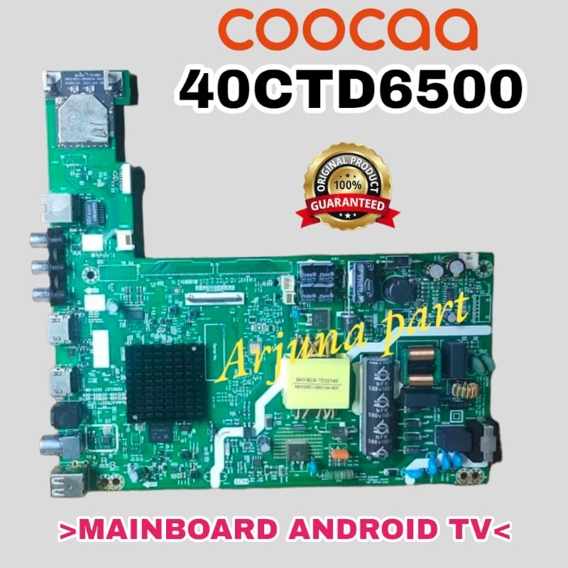 MAINBOARD TV COOCAA 40CTD6500 / MB TV COOCAA 40CTD6500 / MODUL TV COOCAA 40CTD6500 / MESIN TV COOCAA 40CTD6500 / MB COOCAA 40CTD6500 / MB 40CTD6500