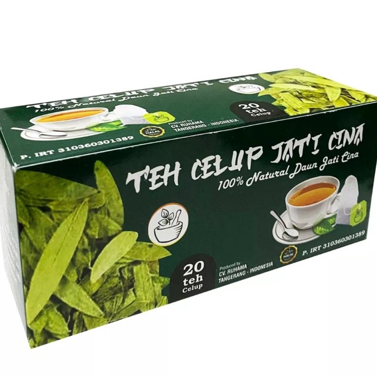 

91 TEH PELUNTUR LEMAK DAUN JATI CINA TEH PELANGSING ISI 20 CELUP ORIGINAL zebfm