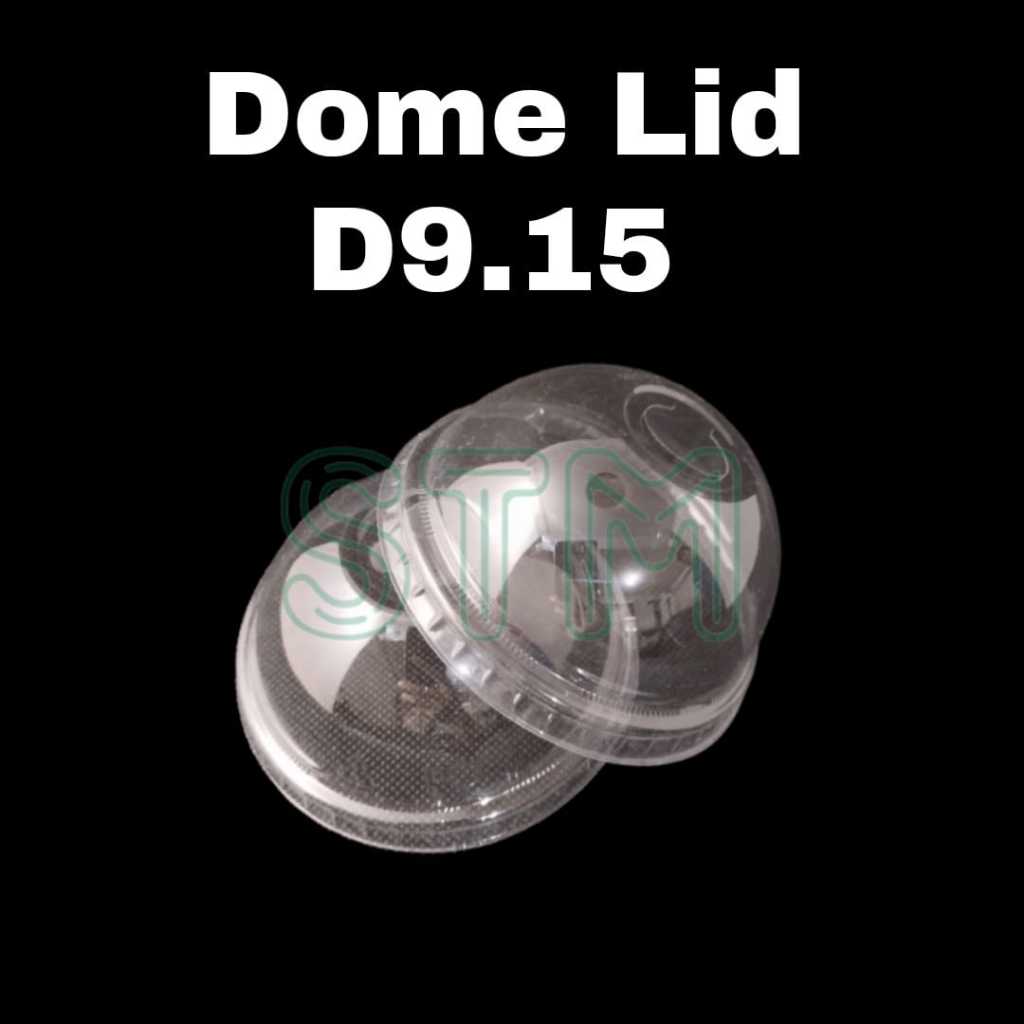 

Dome lid ( tutup cembung)/Flat Lid/Tutup Datar STM buat Gelas plastik D9.1
