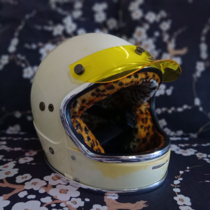 HELM CAKIL FULLFACE JADUL HONDA TRX CUSTOM PESEK RETRO