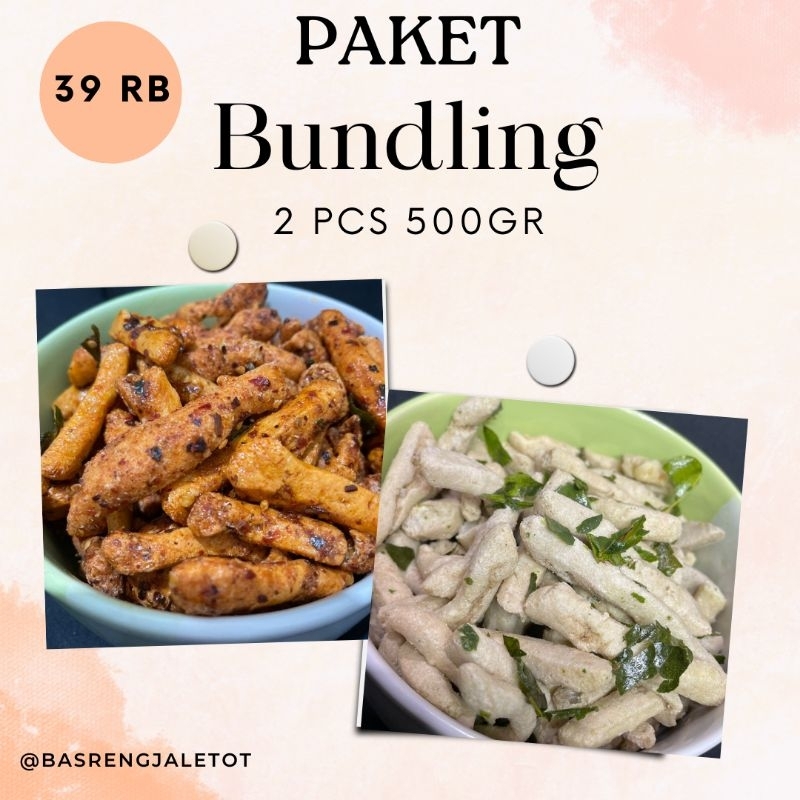 

Basreng Jaletot Paket Hemat Bundling 2 Pax 500gr Murah Basreng Viral