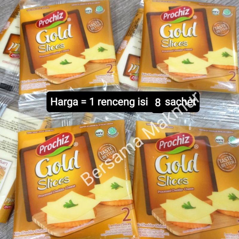

Prochiz Gold slices keju cheddar olahan