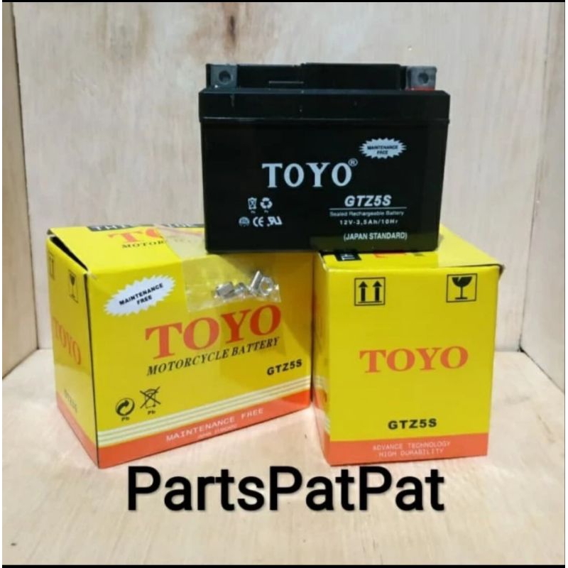 AKI GTZ5S TOYO AKI GTZ-5S TOYO ACCU TOYO GTZ5S/GTZ5-S/GTZ-5S