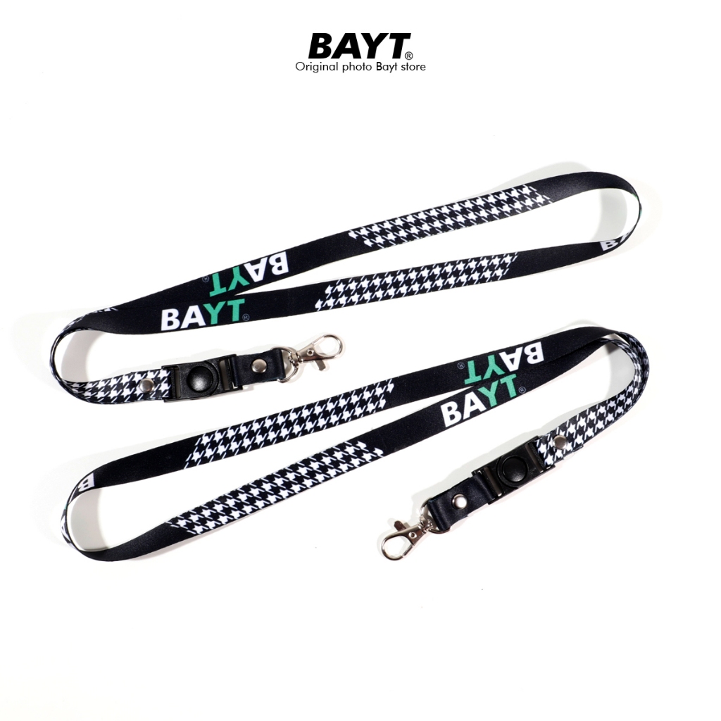 

BAYT | Lanyard BW name tag gantungan card holder