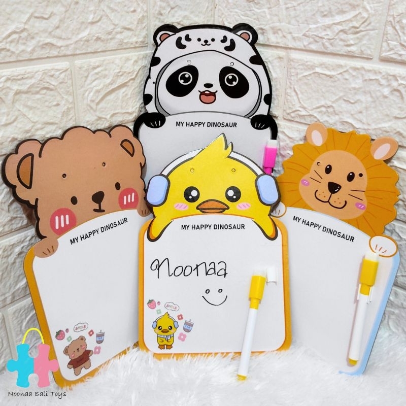 

Papan Tulis Karakter Mini Whiteboard Papan Tulis Anak