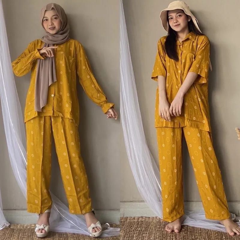 [BISA COD] Setelan wanita//baju tidur wanita viral//oneset wanita//setelan kekinian//