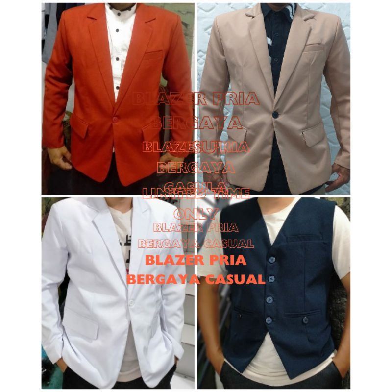 Setelan Jas Pria Formal & Casual