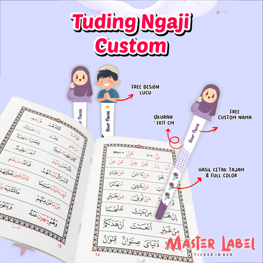 Kalam Tuding Ngaji Custom Nama Tuding Ngaji Lucu Tuding Ngaji custom