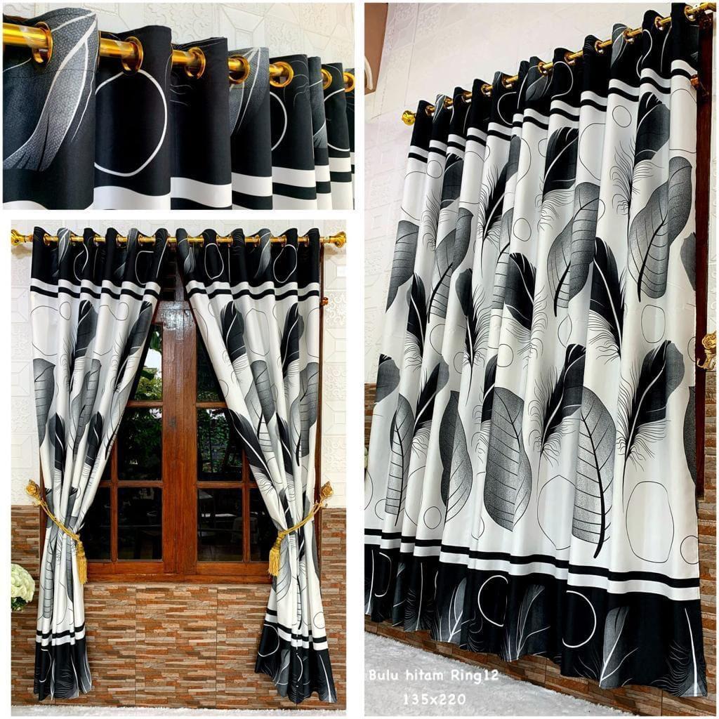 Gorden Motif Merak Putih