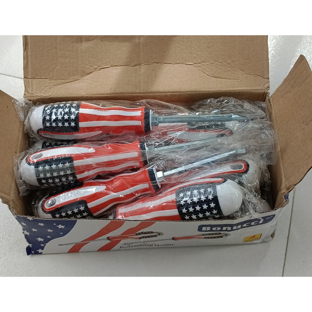OBENG MIN PLUS USA 2 IN 1 OBENG BOLAK BALIK panjang 20 cm