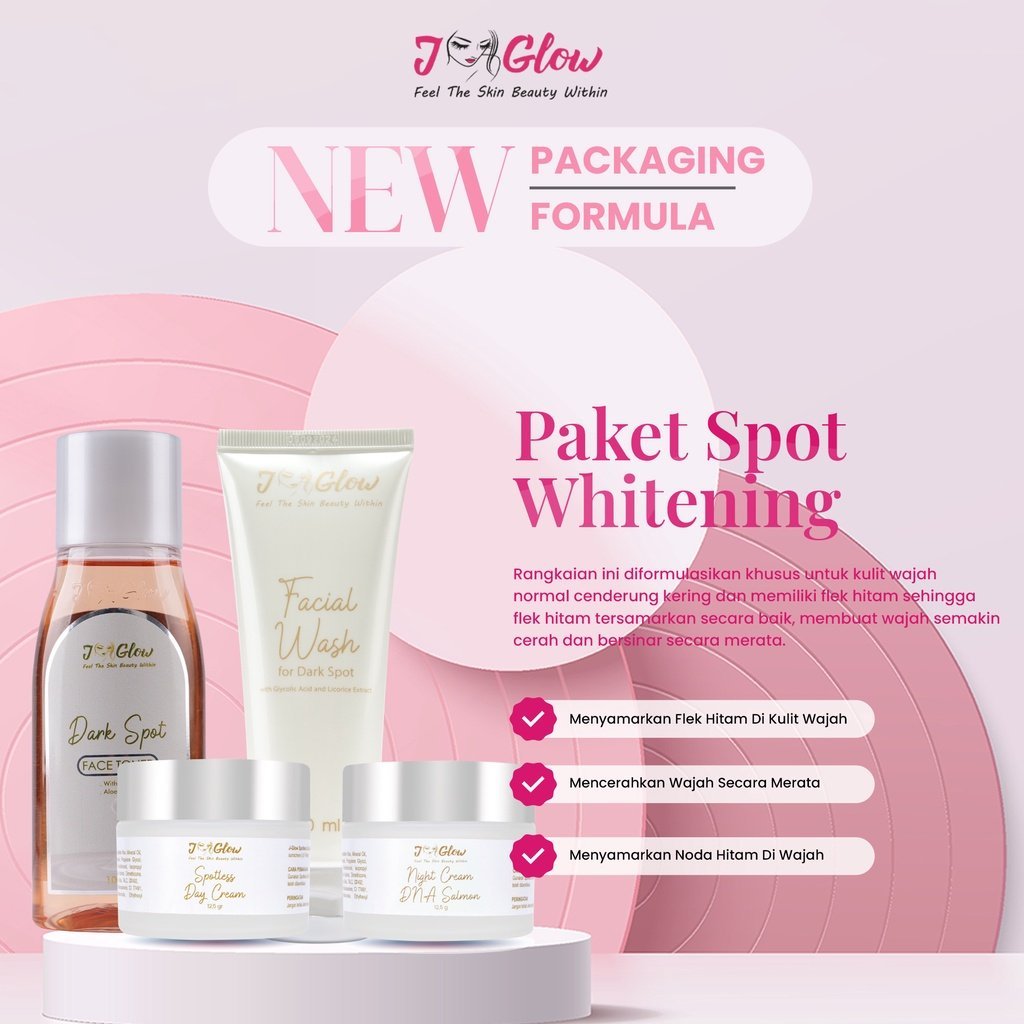 Jglow paket Spot Whitening JNC2 BPOM
