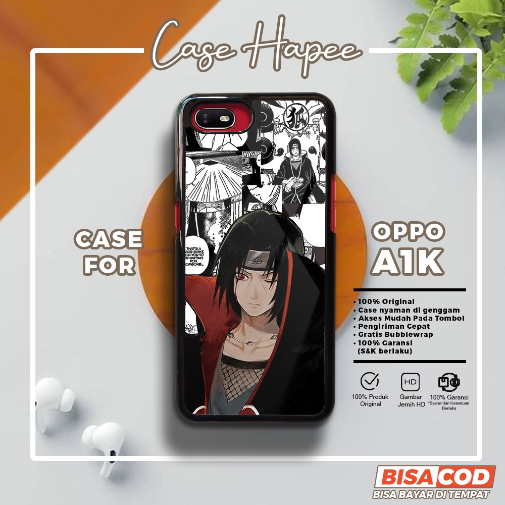 Case Oppo A1K Casing Oppo A1K [UCHA] Casehapee Case Glossy Case Aesthetic Custom Case Premium Softca