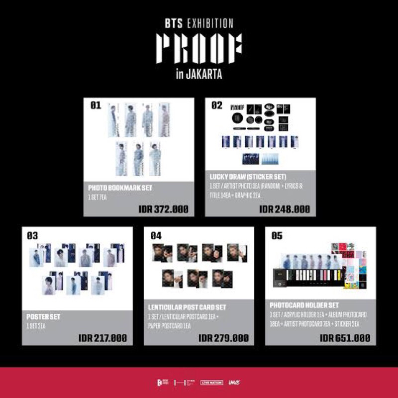 READY STOCK BTS PROOF EXHIBITION LIMITED EDITION PHONE STRAP