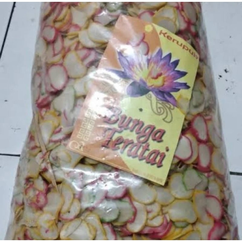 

Kerupuk bawang warna warni 5Kg