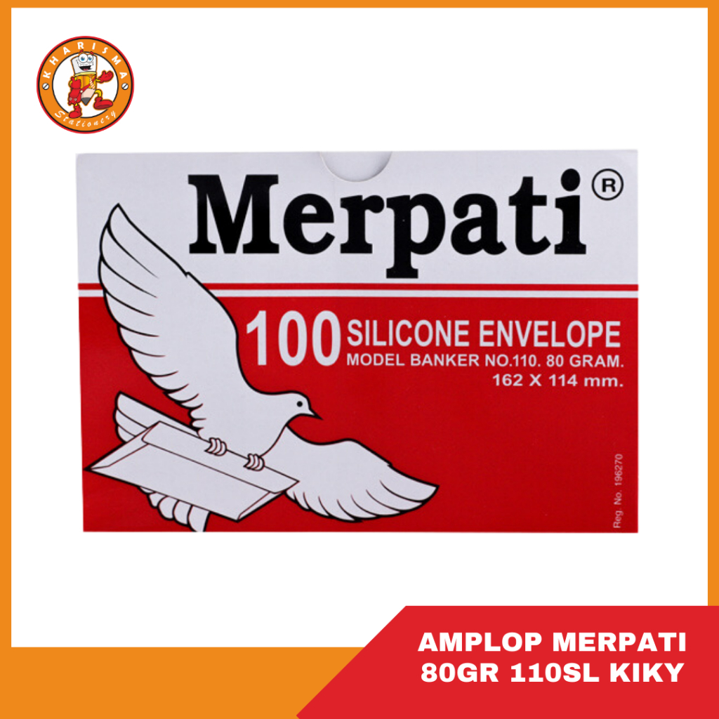 

Amplop Merpati Ukuran 162 x 114 mm [5000507]