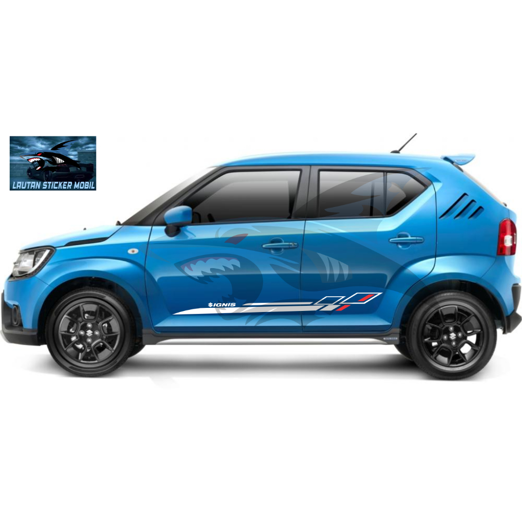 cutting stiker mobil ignis stiker list mobil suzuki ignis