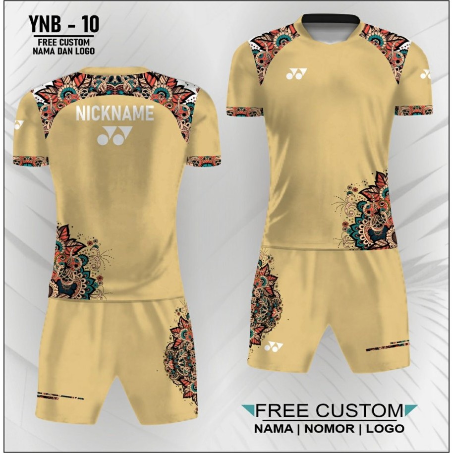 Setelan Jersey badminton kaos yonex batik baju bulutangkis