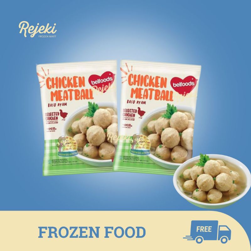 

Belfoods Bakso Ayam Premium 100gr - Rejeki Frozen Mart