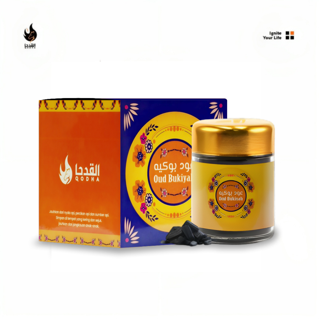 QODHA Bukhur Oud Bukiyah For Oud isi 50 Gram Original