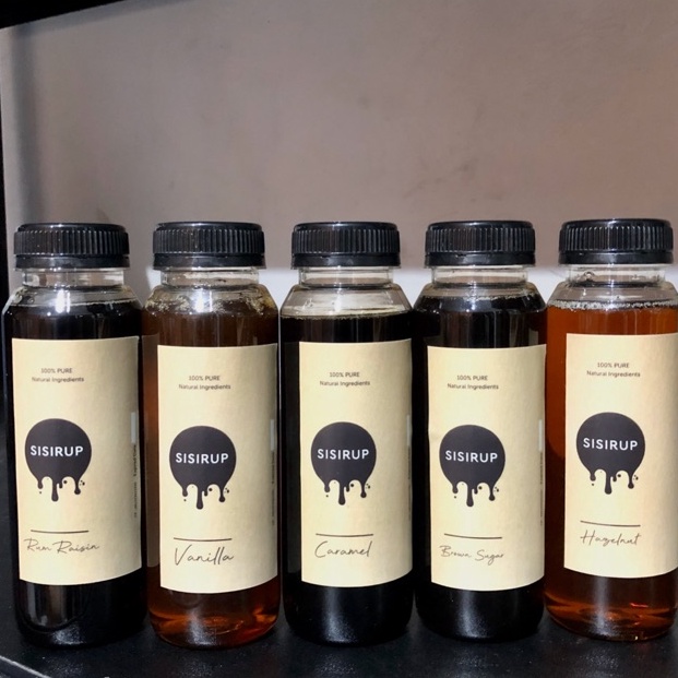 

[❈U55➢] SISIRUP Sirup Vanilla / Caramel / Rum Raisin / Hazelnut / BUTTERSCOTH 250 ML [36]