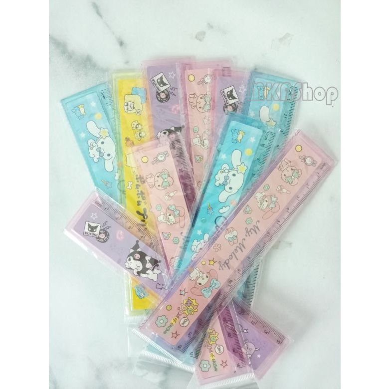 

Penggaris Sanrio 15cm Ruler Alat Tulis My Melody Kuromi