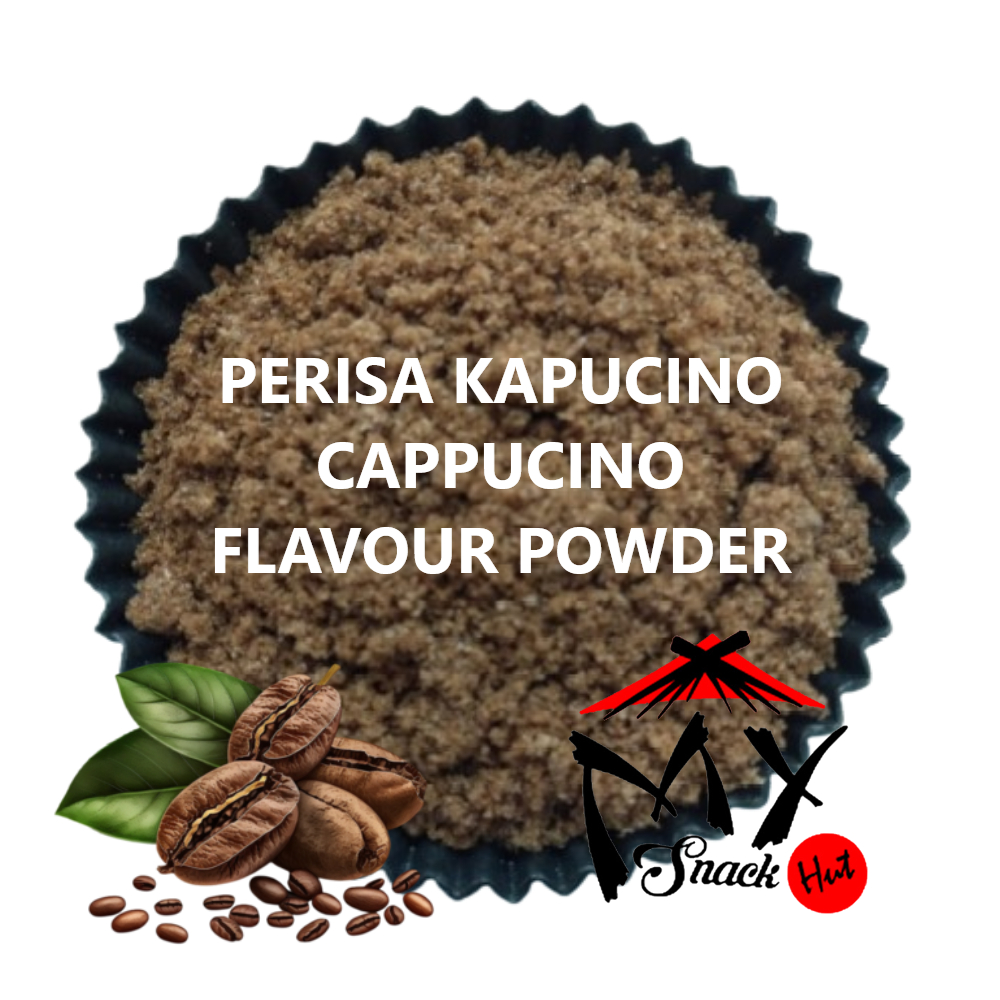 

CAPPUCCINO FLAVOUR POWDER 50GR BUBUK BIANG CAPUCINO SERBUK PERISA RASA KAPUCINO CAPPUCINO FLAVOR HALAL