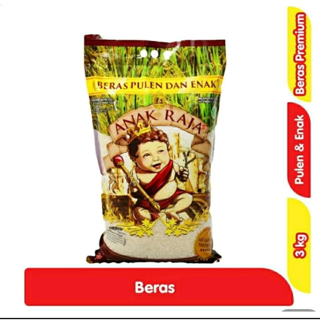 Beras Anak raja 3kg