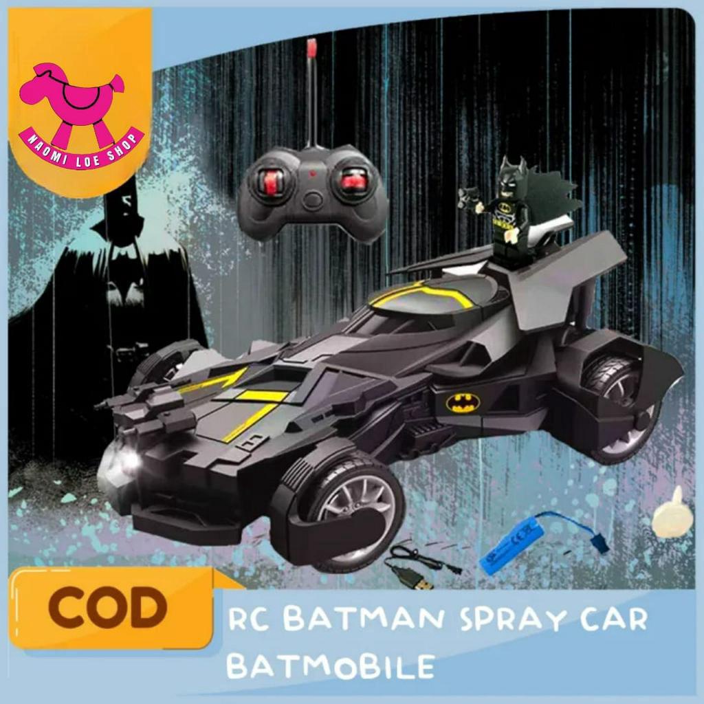 GROSIR MOBIL BATMAN ASAP RC batman spy car rc mainan mobil remote control batman action figure murah