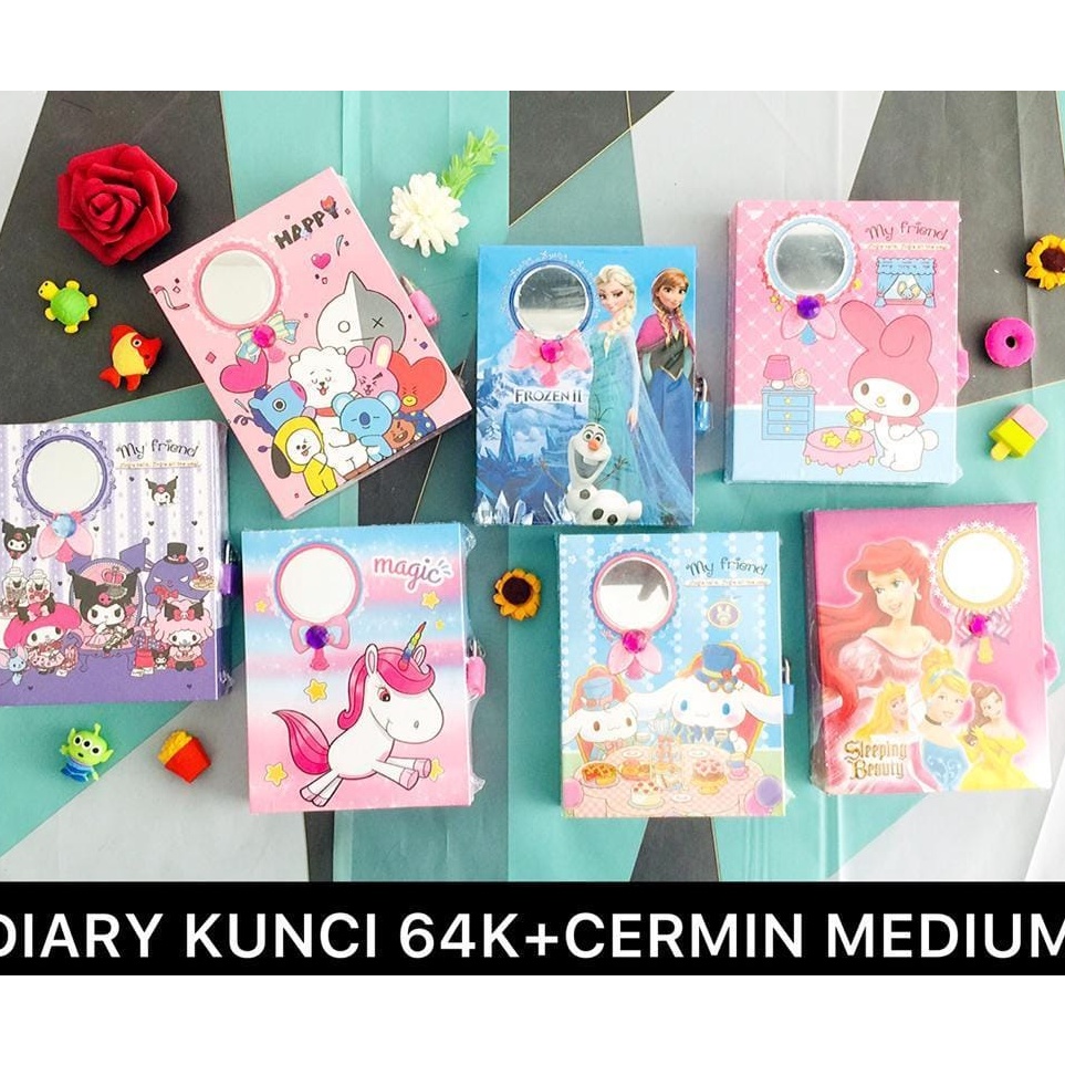 

Murah diary ada GEMBOK/diary anak/buku harian/buku catatan Harga Murah