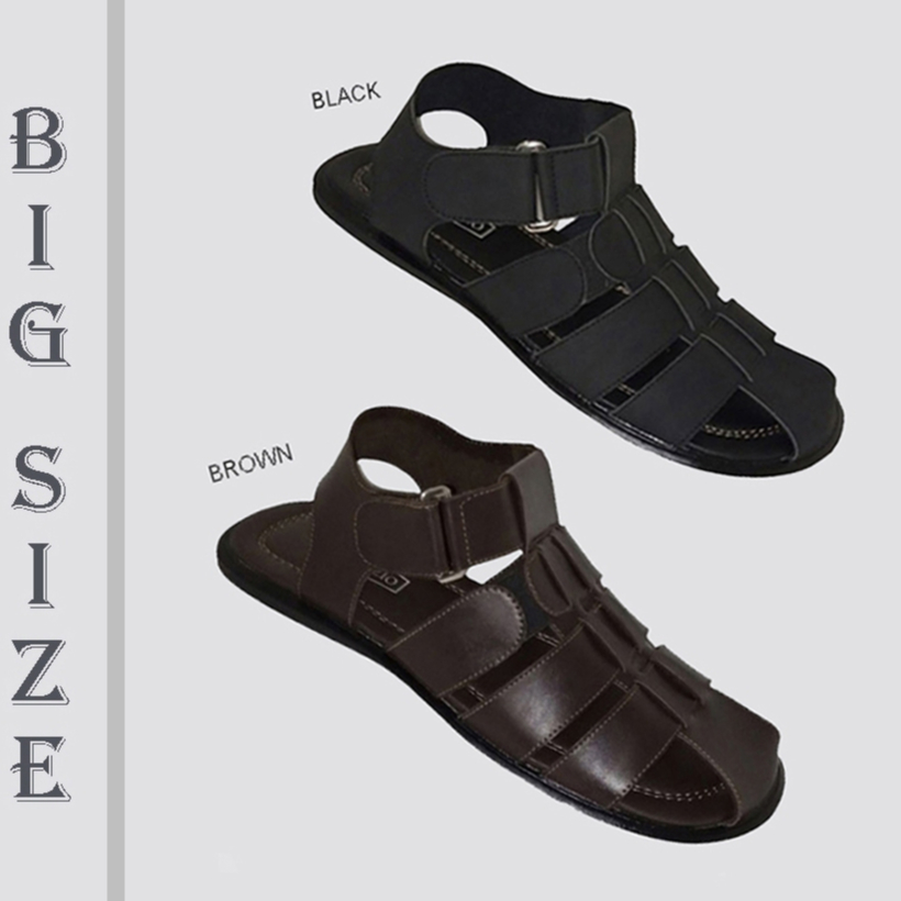 BIG SIZE Sandal Tali Bapak bapak Casual Formal Kondangan Sandal Pria Dewasa Ukuran Besar 44-45-46-47