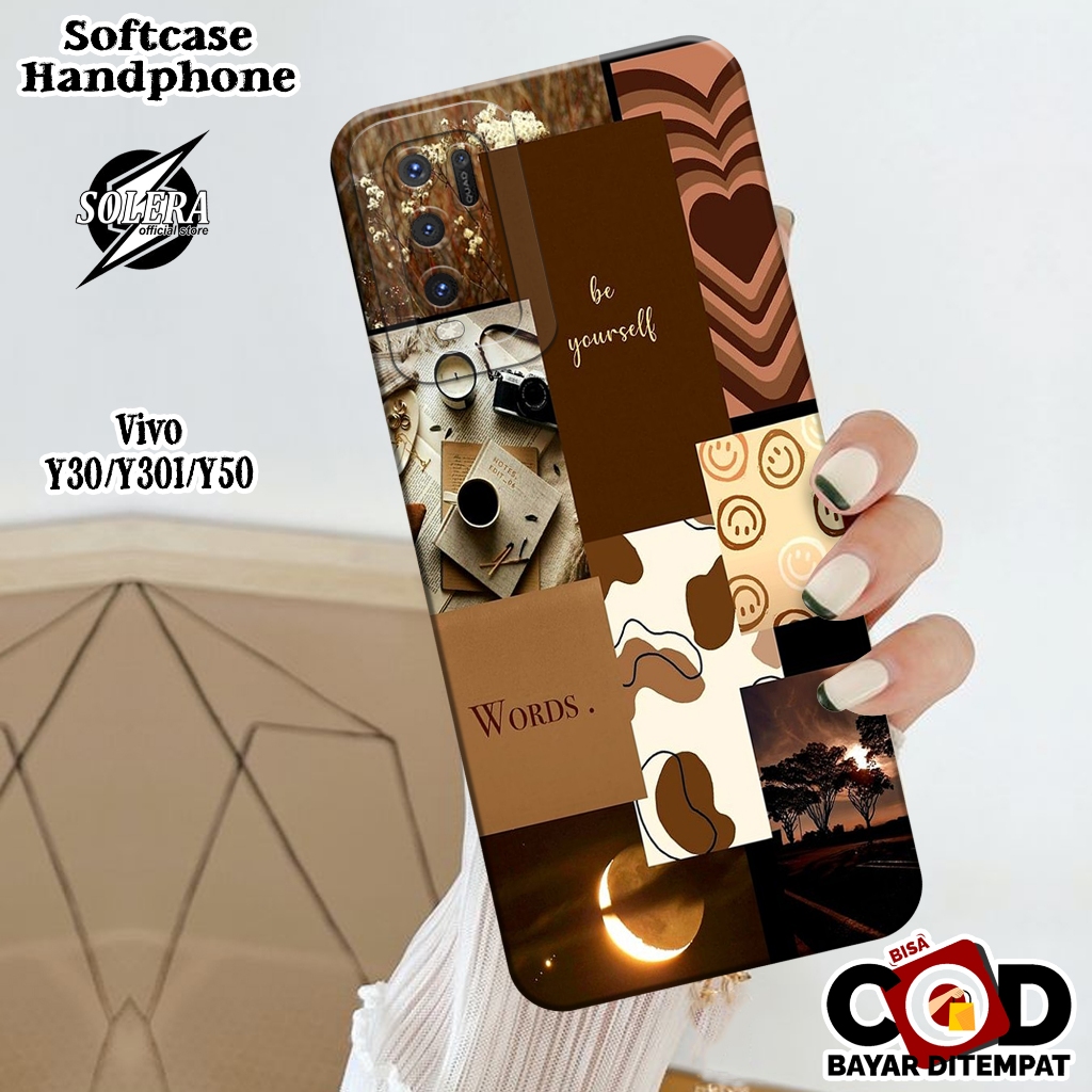 Case Vivo Y30/Y30I/Y50 Softcase Vivo Y30/Y30I/Y50 Terbaru Silikon Pro Camera Fashion Case Aesthetic 
