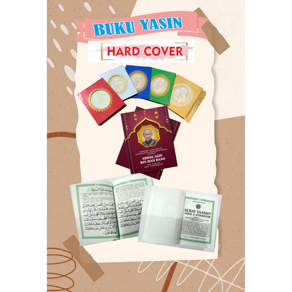 

BUKU YASIN HARD COVER DILENGKAPI HURUF ARAB DAN LATIN BAHASA INDONESIA